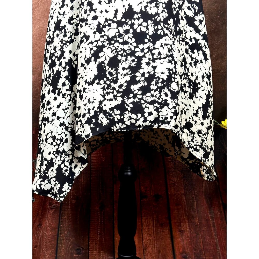 Three Eighty Two Asymmetrical Mini Dress - Black/… - image 5